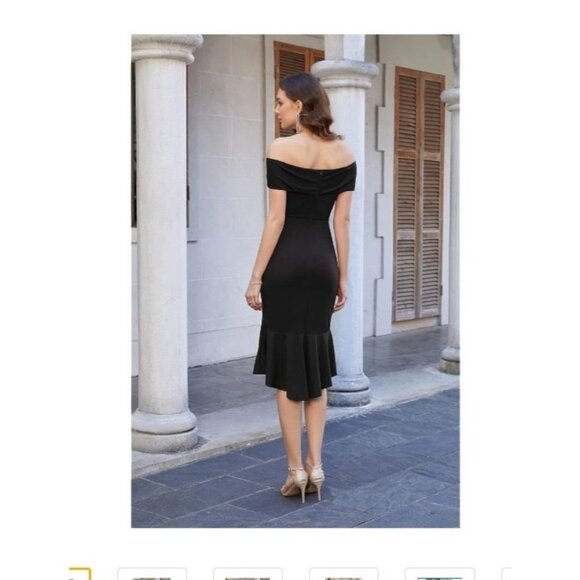 Grace Karin Womens Dress Size XXL Elegant Stylish Bodycon Off Shoulder Party - Picture 2 of 13